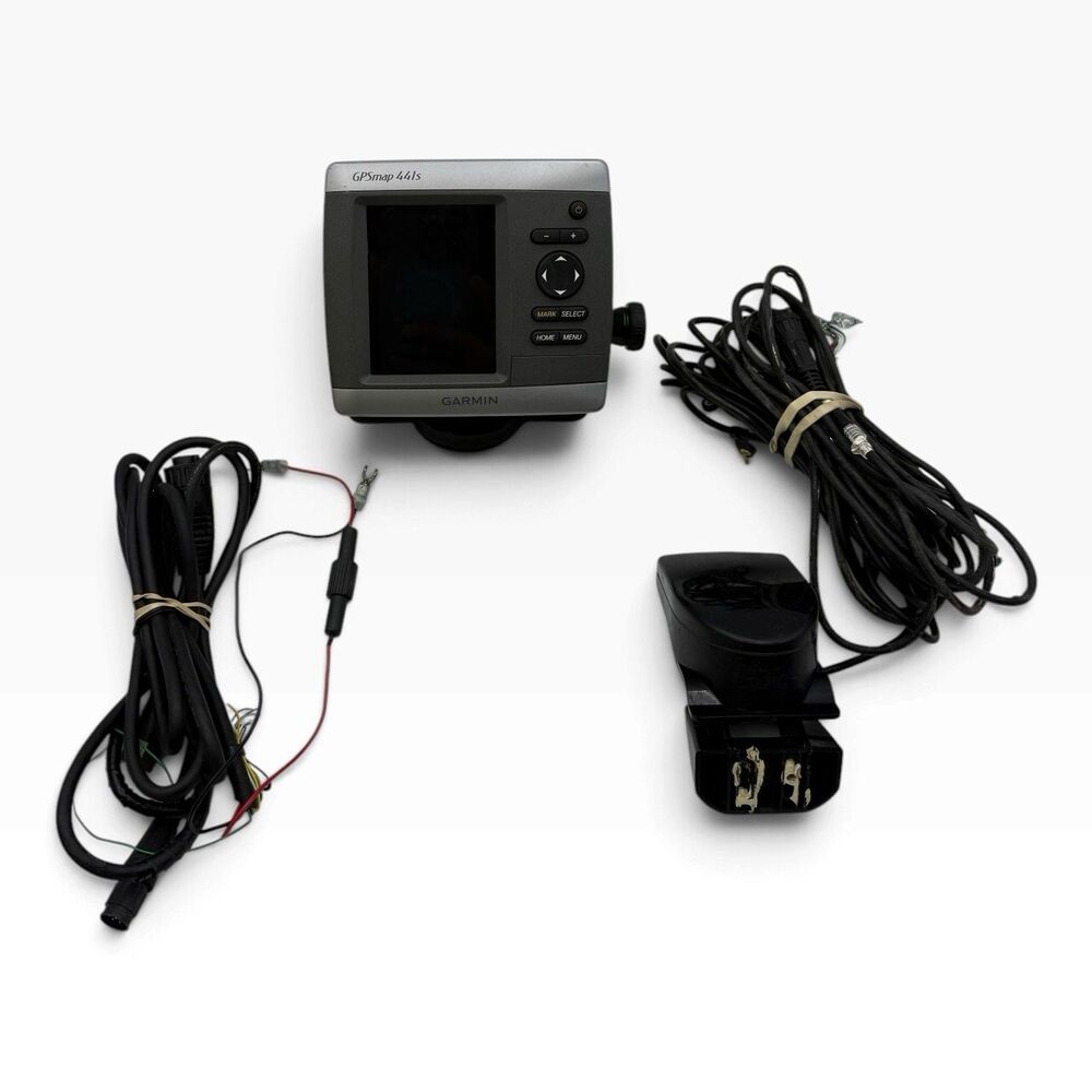 Garmin GPSMAP 441S Marine 4" Color FishFinder Chart plotter W Power, Transducer